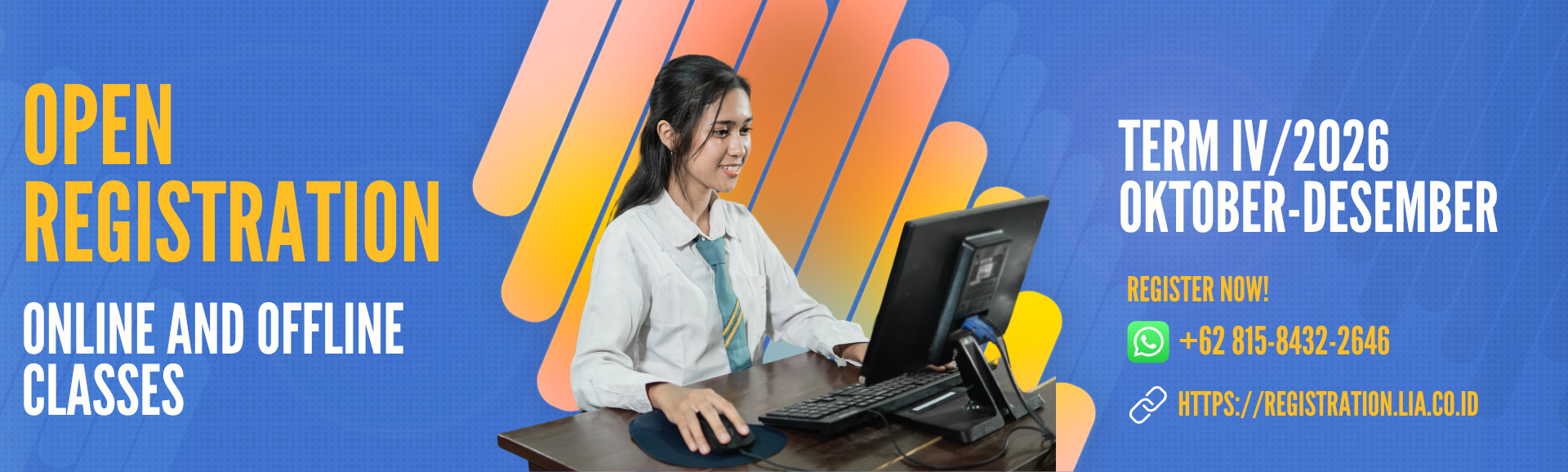 daftar sekarang! LB LIA BSD Kursus Bahasa Inggris