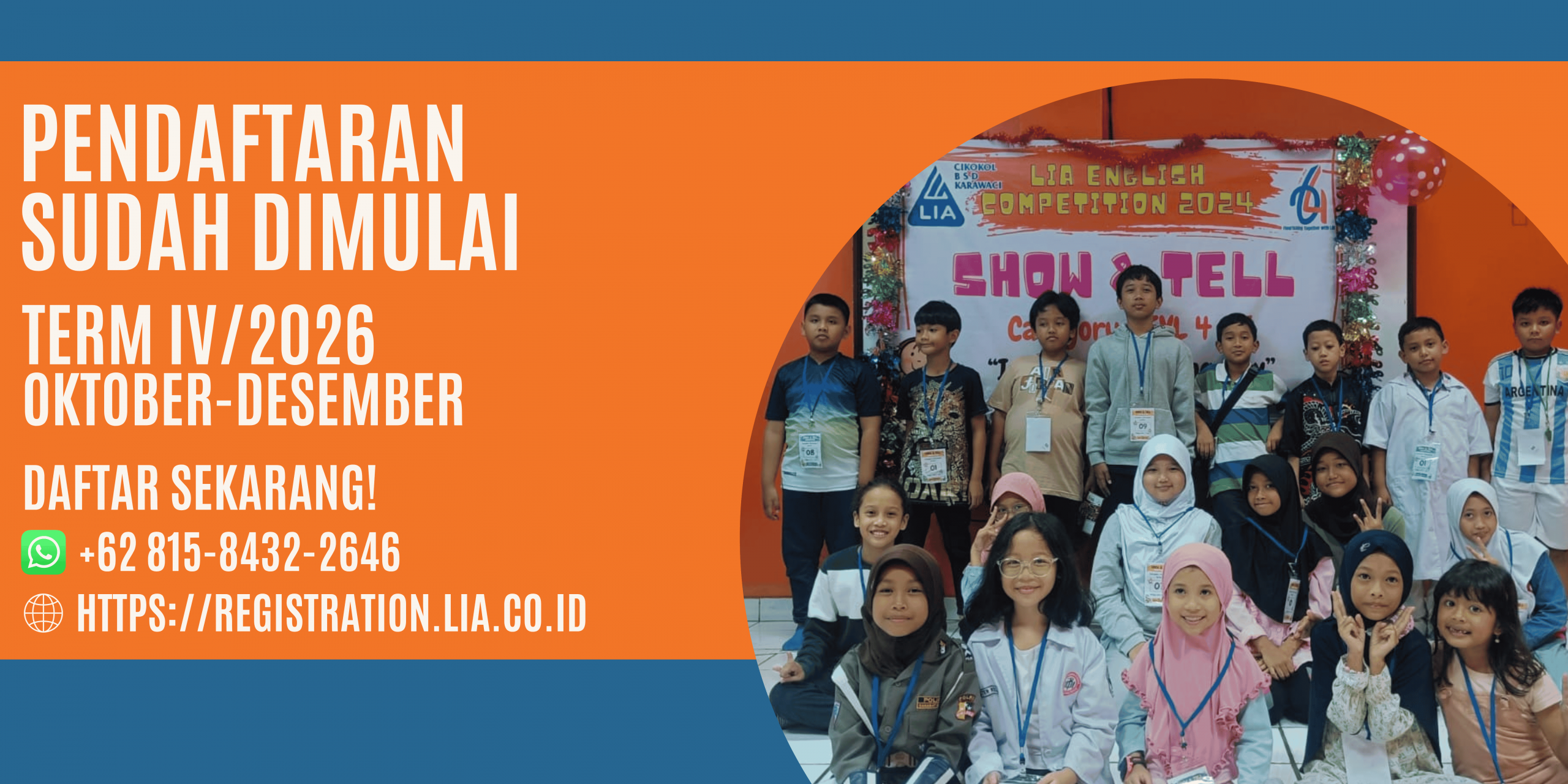 daftar sekarang! LB LIA BSD Kursus Bahasa Inggris